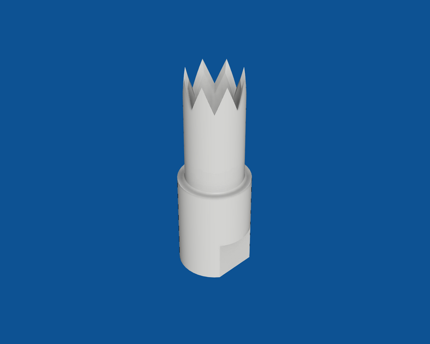 Cuchilla perforadora con dientes en V de 1" de diámetro, número de pieza 92024